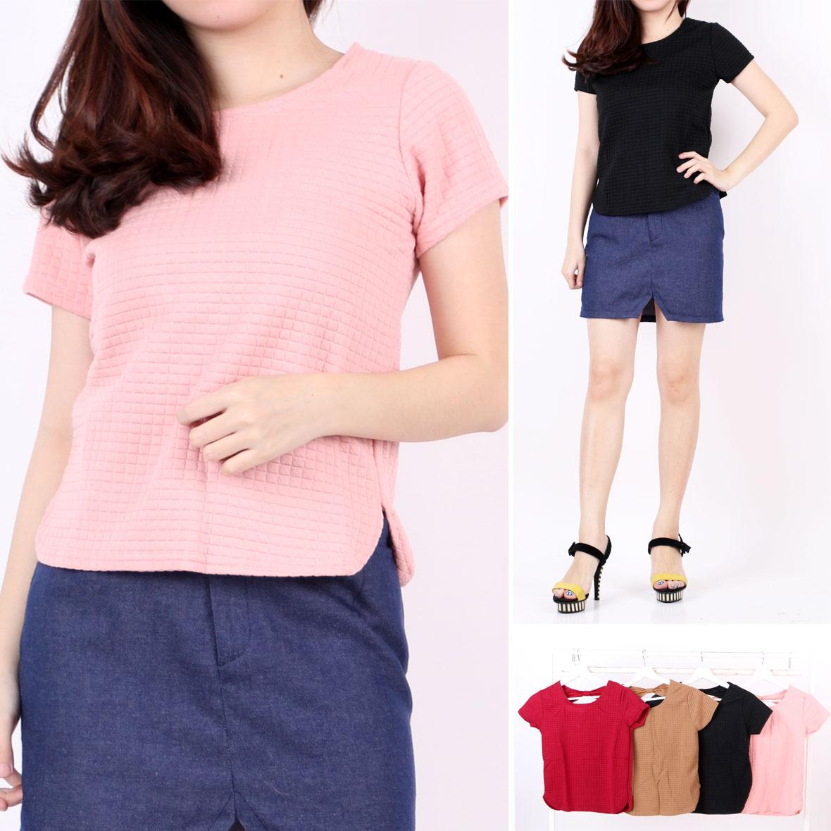 Oma Holley Fashion Raules Blouse Simple Life 5 Warna-Size M