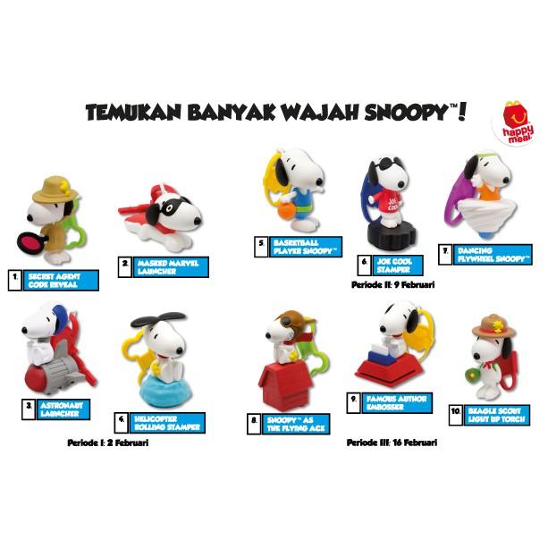 Snoppy 2018 Mcdonalds Happy Meals Mcd Snoopy Snopy Snopi - Ilzfup