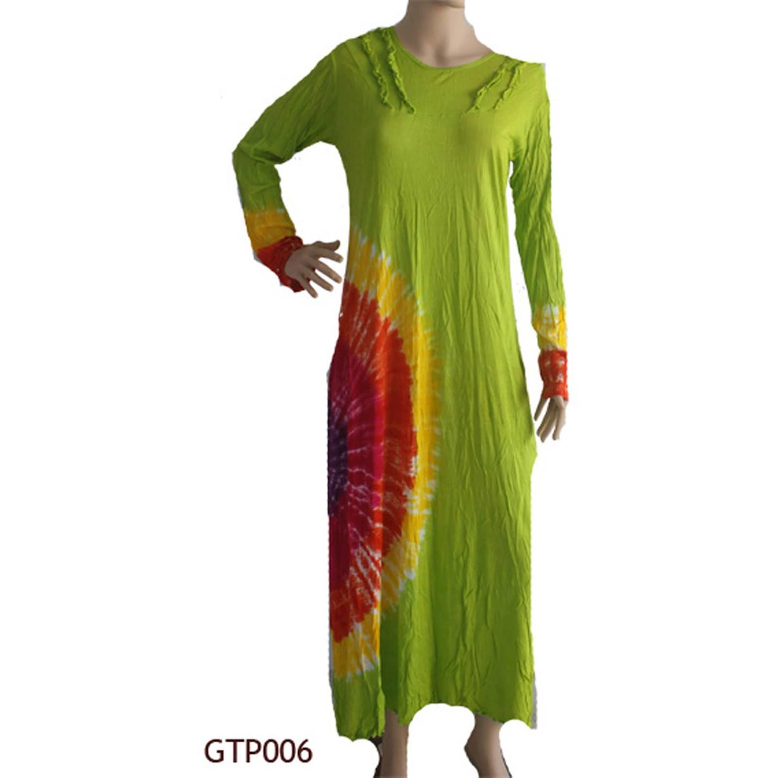 Sale Abisin Stok Gamis Pelangi Bali Warna Hijau Muda