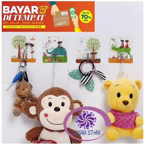 SS Gantungan Tempel Serbaguna Magic Hook / Tempelan Gantung Serbaguna / Gantungan Tembok / Gantungan Baju