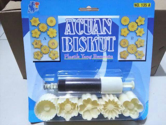 1 Set Cetakan Nastar / Biscuit 5 Motif - jJj7qh