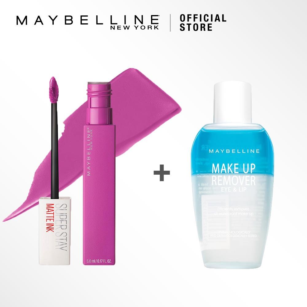 Maybelline Superstay Matte Ink Creator Gratis Make Up Remover 40ML