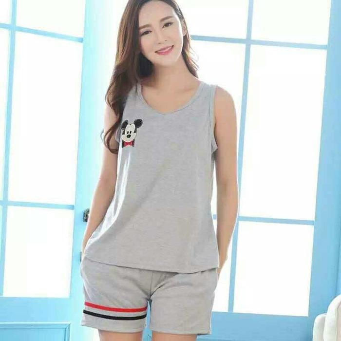 Baju Tidur Wanita Dewasa Piyama Setenag Sing Mick Misty