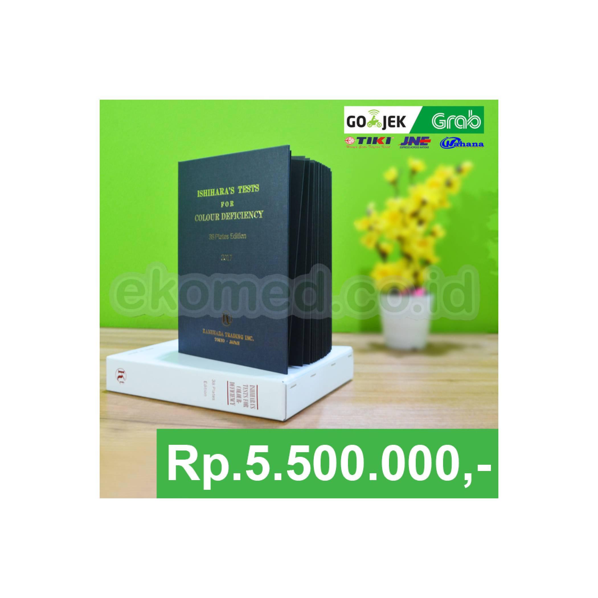 BUKU Ishihara test buta warna Original 100%