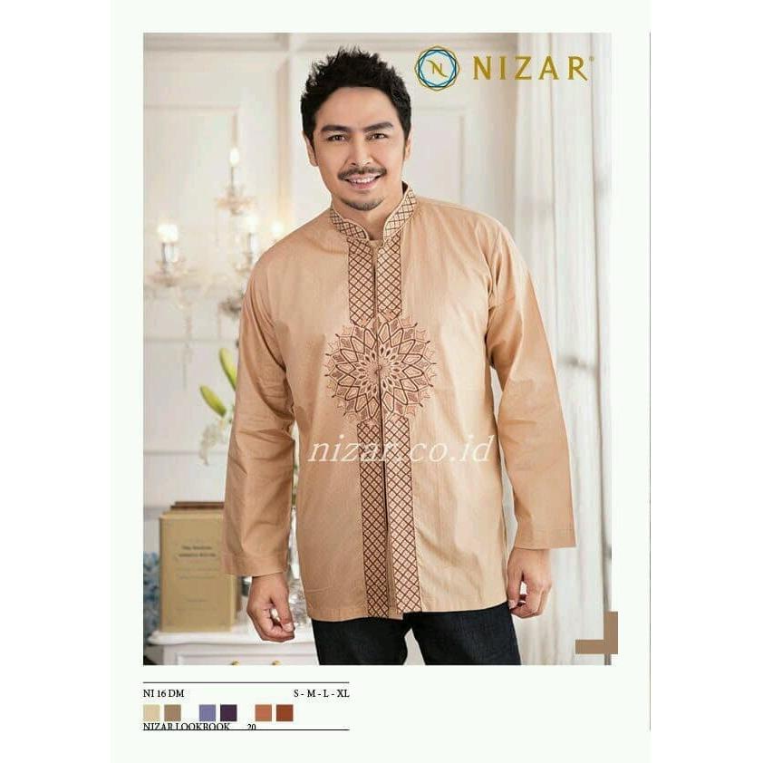 Baju Koko Nizar Bordir Original NI16 DM