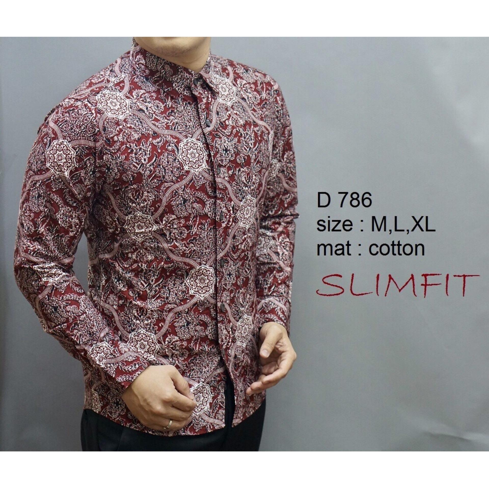 BAJU BATIK PRIA / COWOK ,KEMEJA BATIK PRIA / COWOK SLIMFIT 