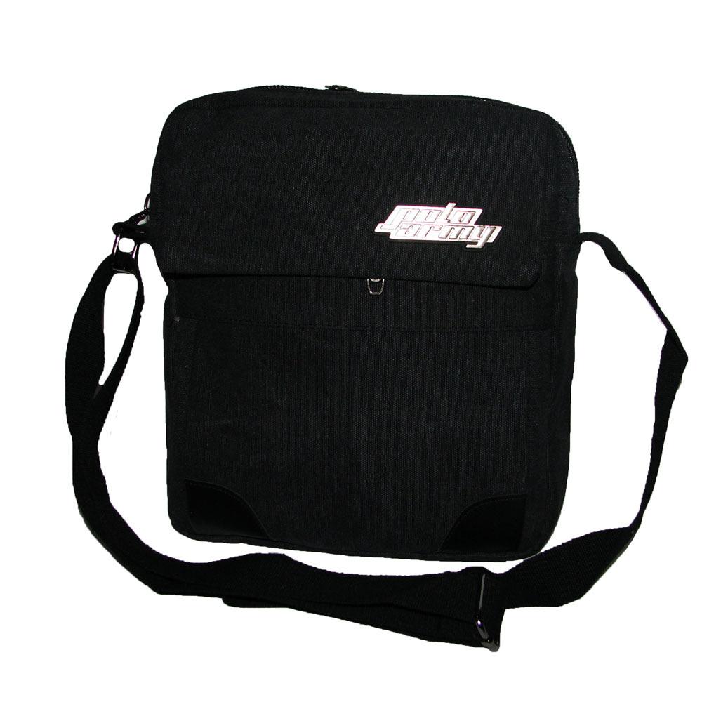 Polo Army Tas Selempang P600017 Kanvas - Hitam