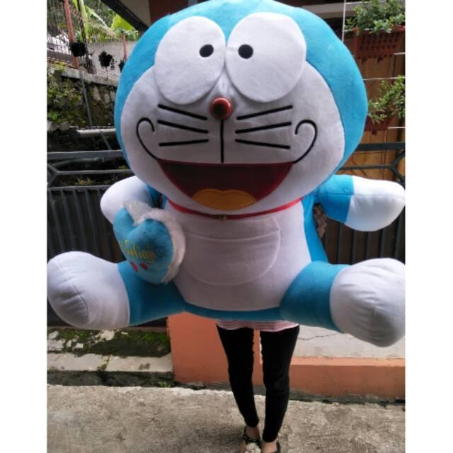 Boneka Doraemon SSuper Jumbo + Bordir Love Nama Januari 2019 - 3 Boneka Doraemon sSuper Jumbo + Bordir Love Nama - 3