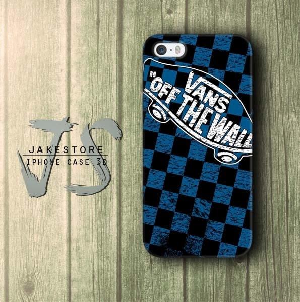 Case Xiaomi Redmi Mi 6 Vans Off The Wall Blue Pattern Hardcase
