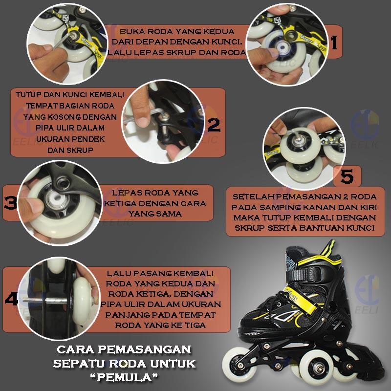EELIC SER-PK666 DEWASA MULTIFUNGSI PU SEPATU RODA ROLLER UKURAN L DALAM DINAMO INLINE SKATE BAHAN SEPATU ABS BERKUALITAS RODA DAPAT DIUBAH UNTUK PEMULA DAN PROFESIONAL DILENGKAPI DENGAN SPERPAT Januari 2019 - 3 EELIC SER-PK666 DEWASA MULTIFUNGSI PU SEPATU RODA ROLLER UKURAN L DALAM DINAMO INLINE SKATE BAHAN SEPATU ABS BERKUALITAS RODA DAPAT DIUBAH UNTUK PEMULA DAN PROFESIONAL DILENGKAPI DENGAN SPERPAT - 3