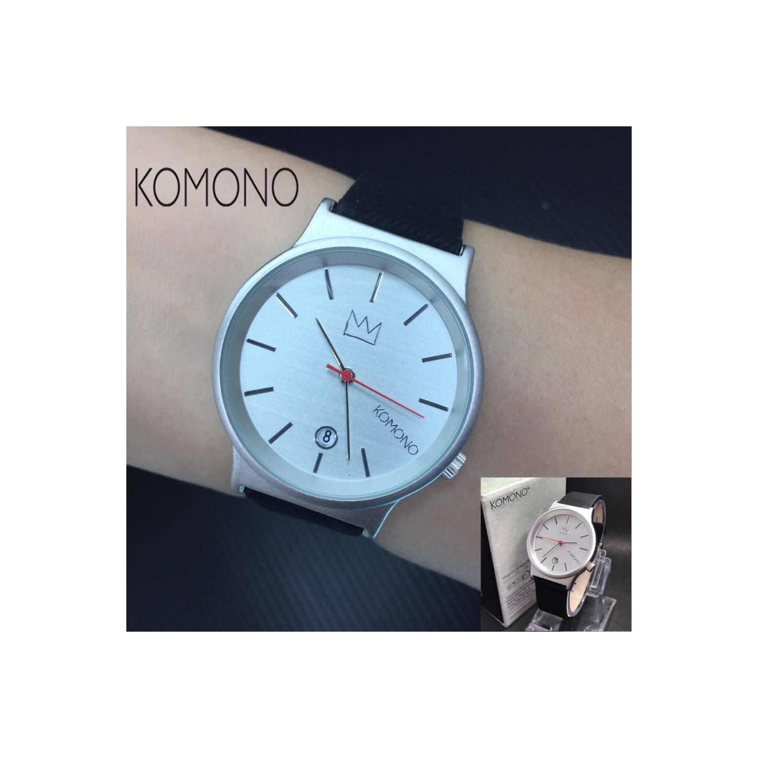 JAM TANGAN WANITA KOMONO 1207 TGL ON + KLT + BOX RIINA