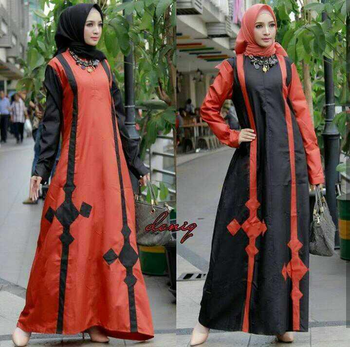 Champ Donita Gamis Syari Wanita - Baju Muslim Wanita - Maxi Dress Wanita