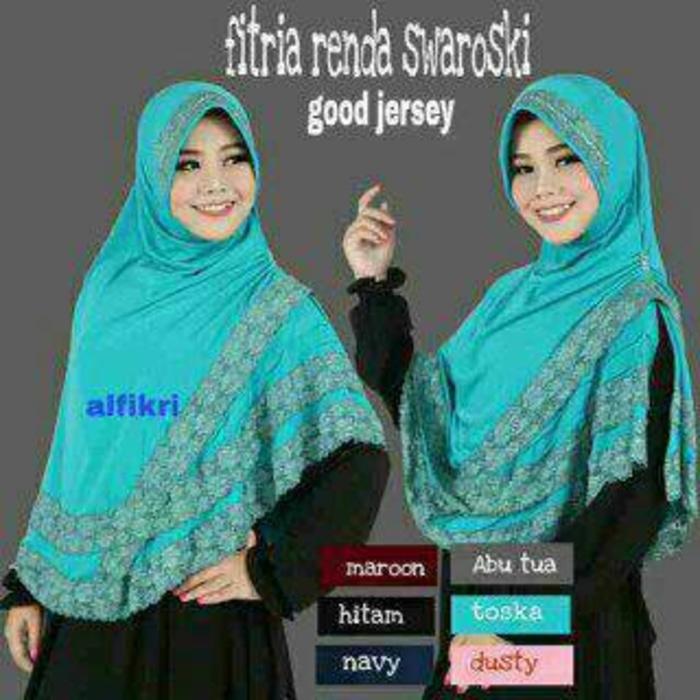 hijab / Jilbab instan / kerudung / bergo FITRIA RENDA SWAROSKY