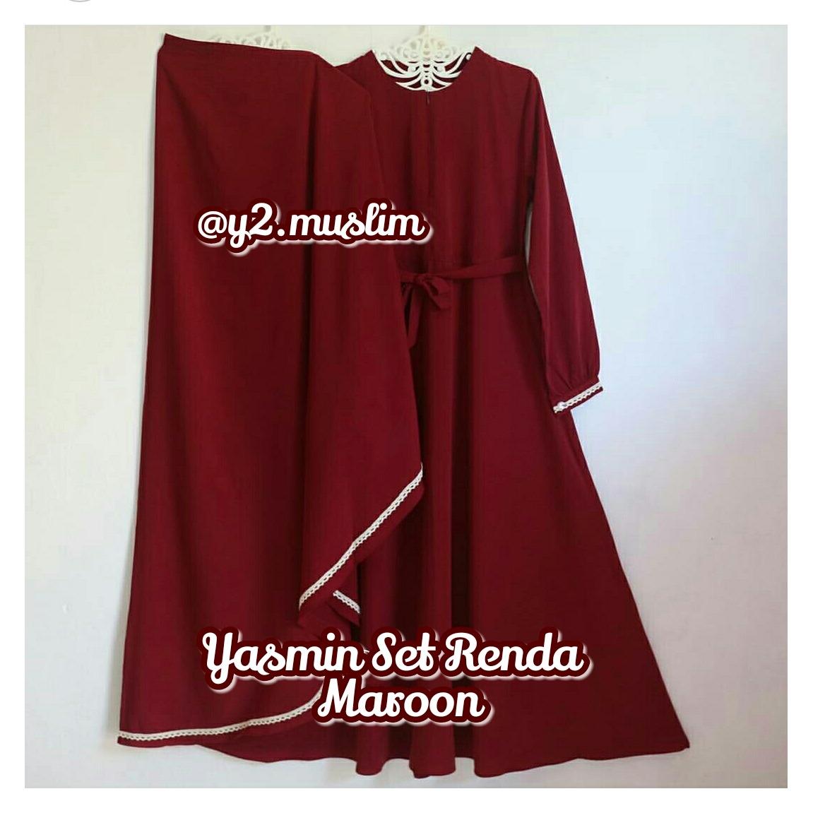 Gamis Syar'i Set Sama Hijab Syar'i Kualitas Tinggi Terbaik Terlaris