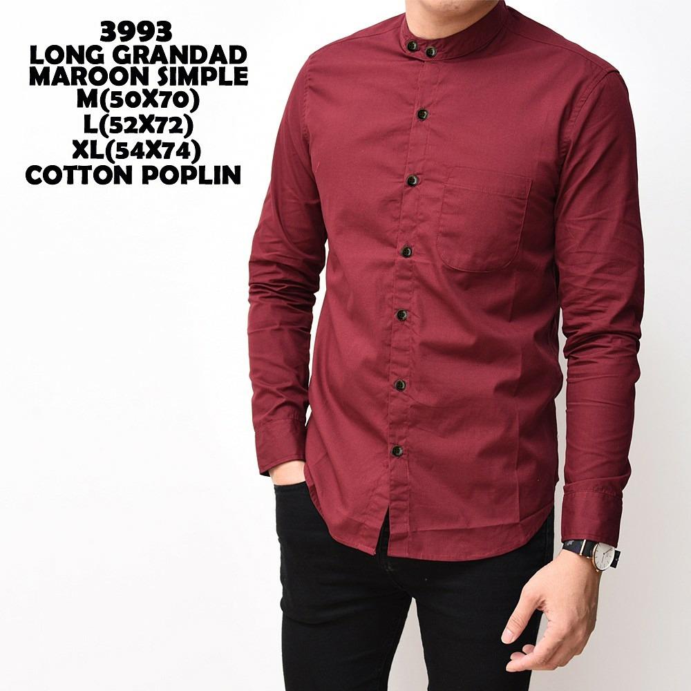 the most - Kemeja Panjang Putih sanghai koko Polos kemeja kerja kantor pria termurah beli fashion baju atasan pria terlaris best seller beli baju cowok