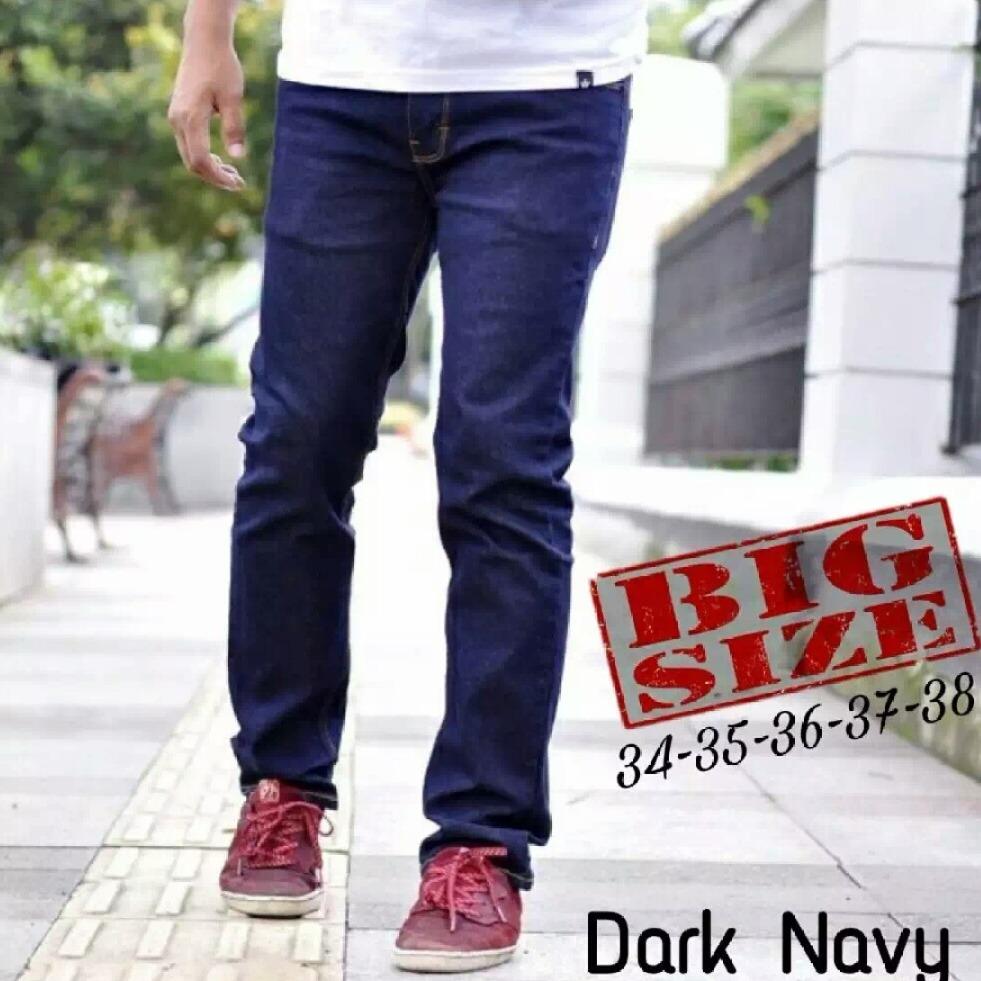 Celana Jeans Skinny Pria Big size / Jumbo