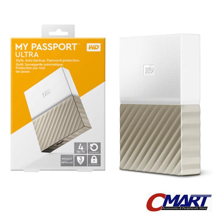 ORIGINAL - WD My Passport Ultra 4TB - HD HDD Hardisk Harddisk External Eksternal