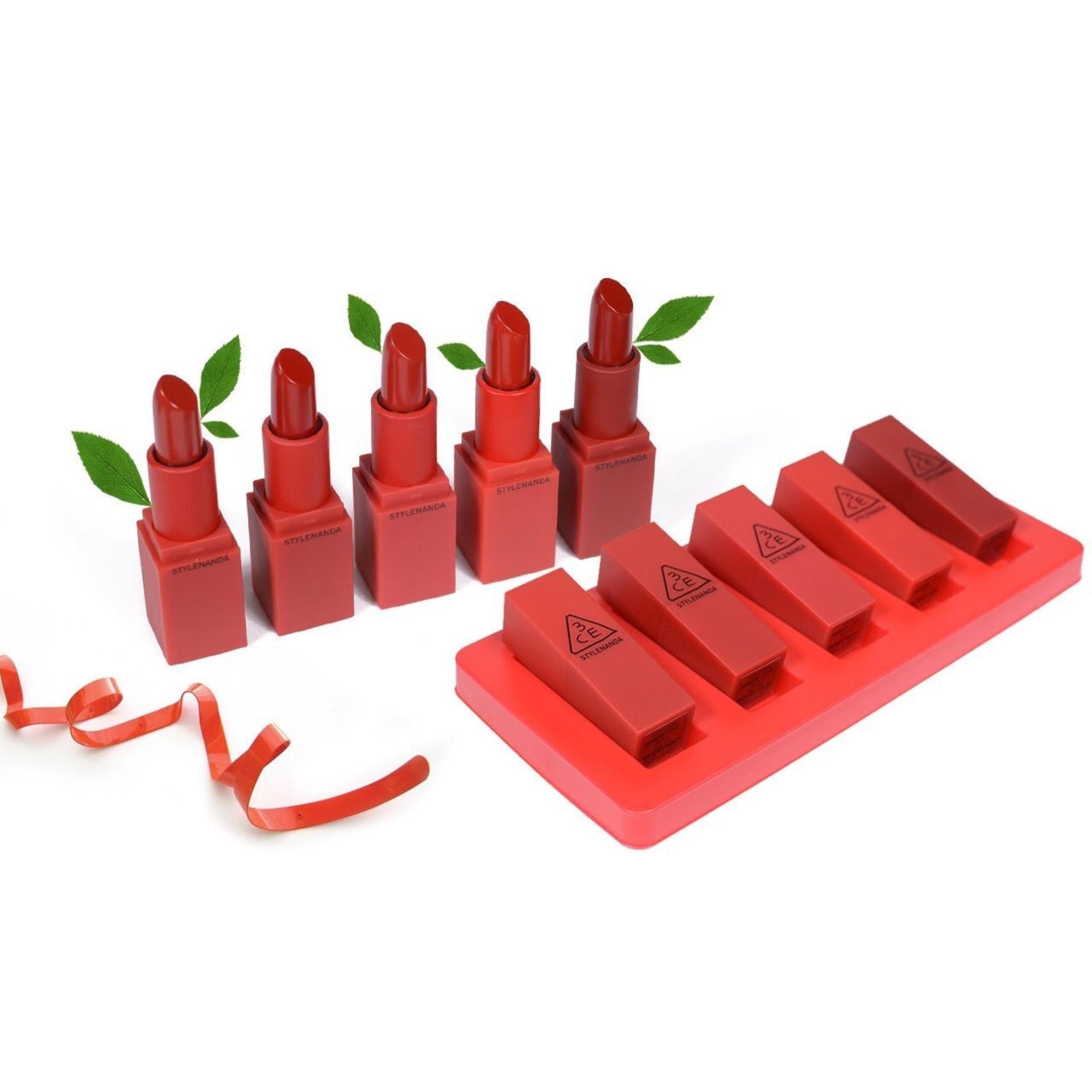 Kelebihan 3ce Mood Recipe Red Recipe Mini Kit Lipstick 3ce Lipstick Detail Gambar 3CE Mood Recipe Red Recipe Mini Kit Lipstick 3CE Lipstick Terbaru