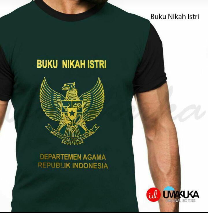 Kaos 3D FP (Buku nikah istri)