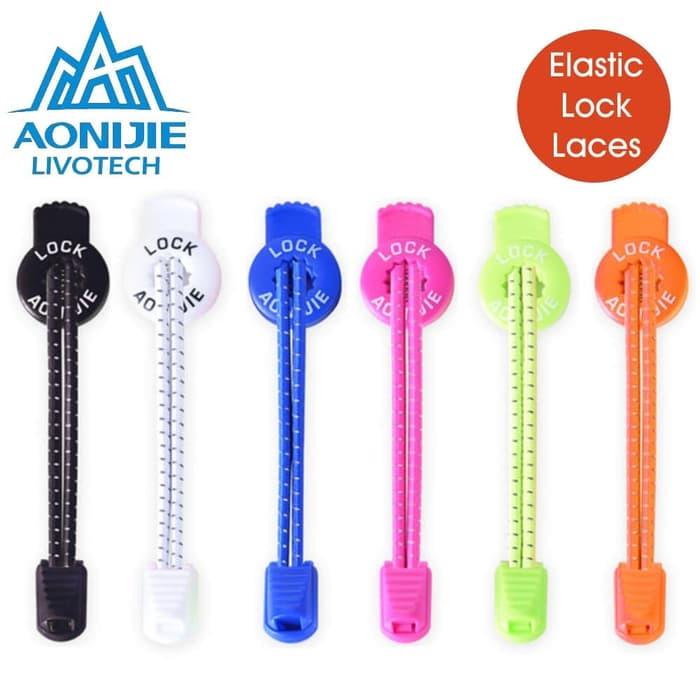 AONIJIE ELASTIC LOCK LACES Tali Sepatu Serut Elastis Shoelace Shoe