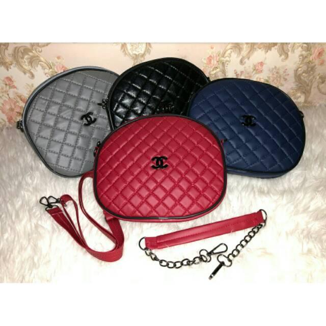 Tas Selempang Wanita CHANEL OVAL BN