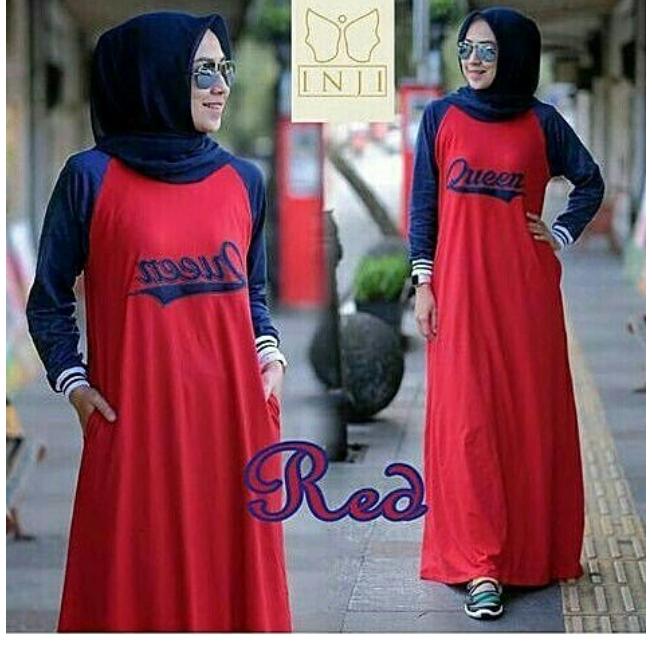 Gamis Sporty Queen-Red