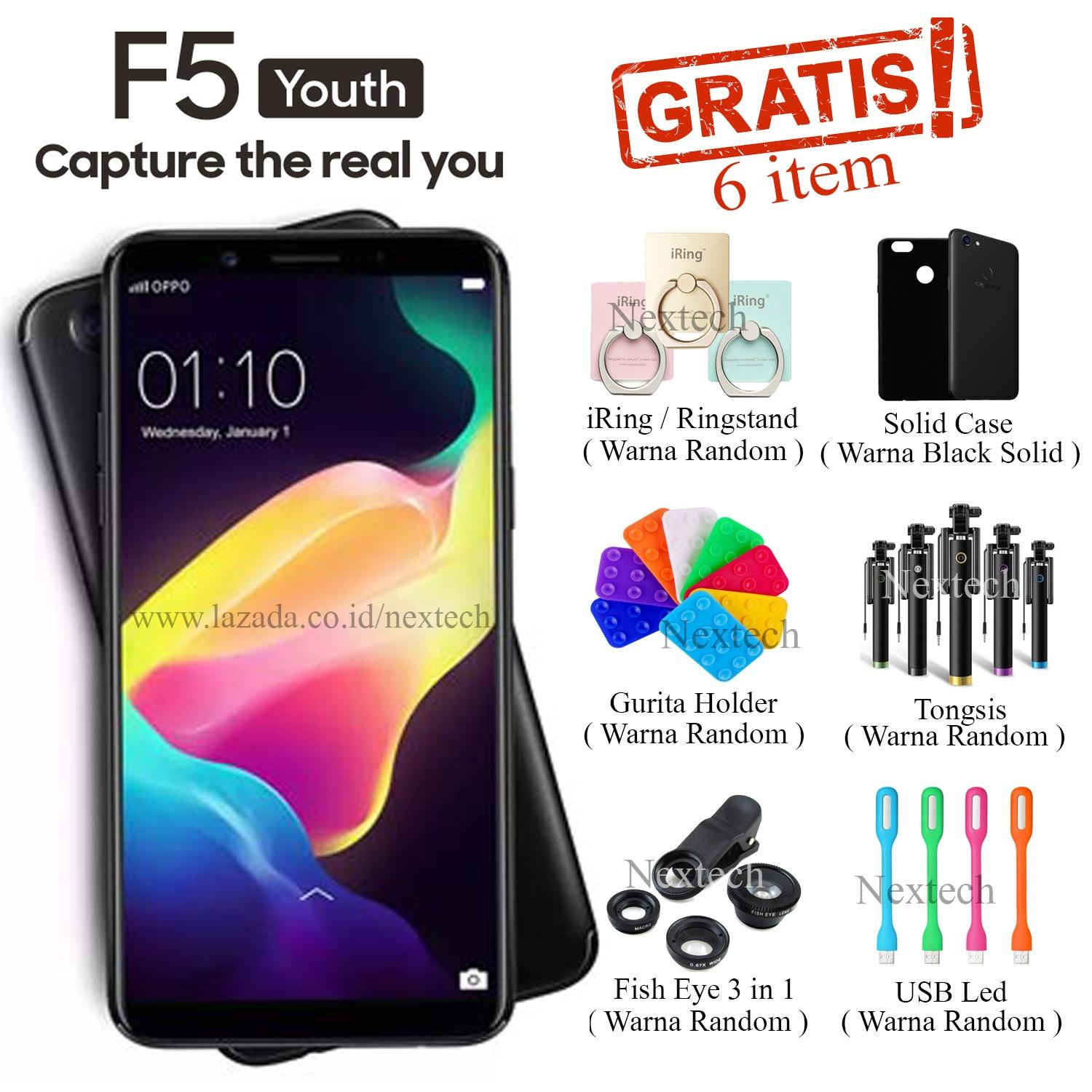 Oppo F5 Youth - Ram 3GB - Rom 32GB - Fingerprint - Matte Black Oppo F5 Youth - Ram 3GB - Rom 32GB - Fingerprint - Matte Black