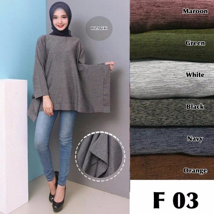 Fox - Baju Atasan wanita / Atasan wanita muslimah / Blouse / Atasan jumbo