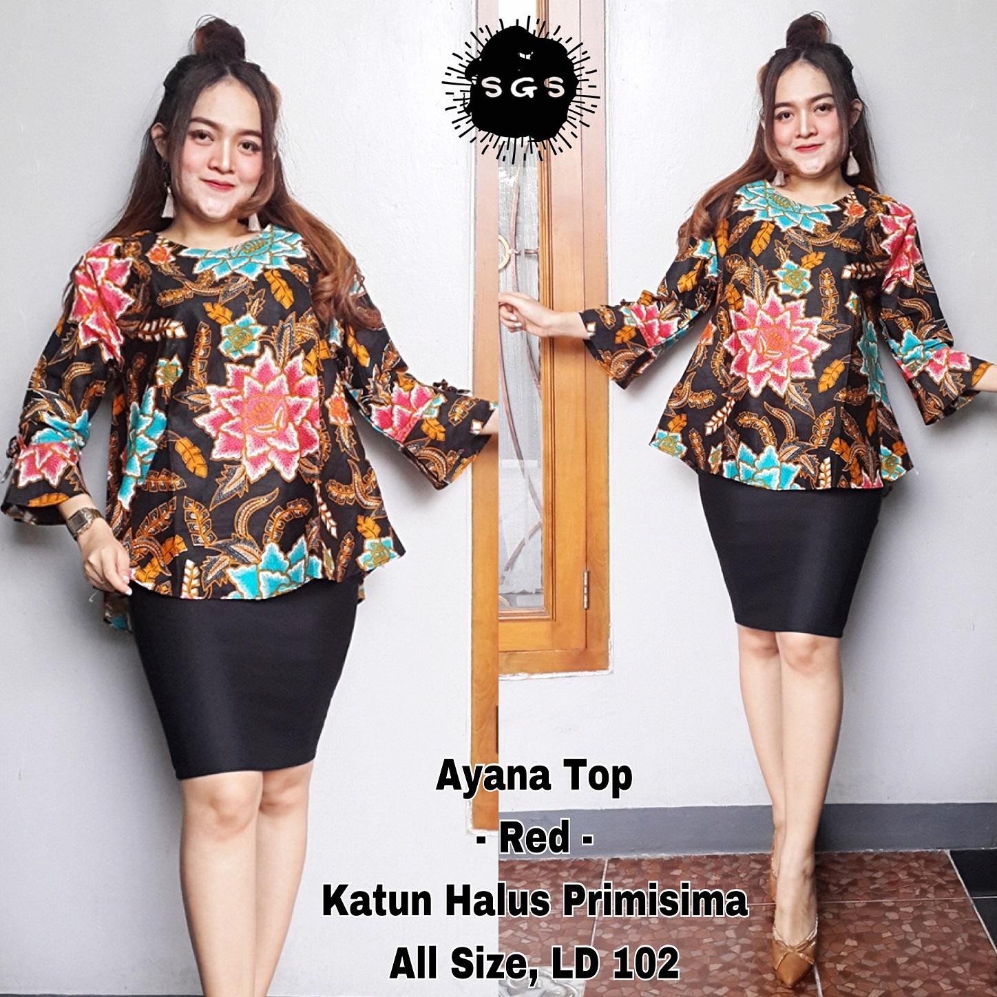 Kelebihan Top Atasan Batik Blouse Batik S 731 Terkini Daftar Harga