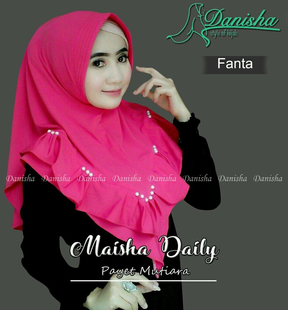 Harga Murah Hijab Maisha Daily Payet Mutiara Jilbab Instan Khimar