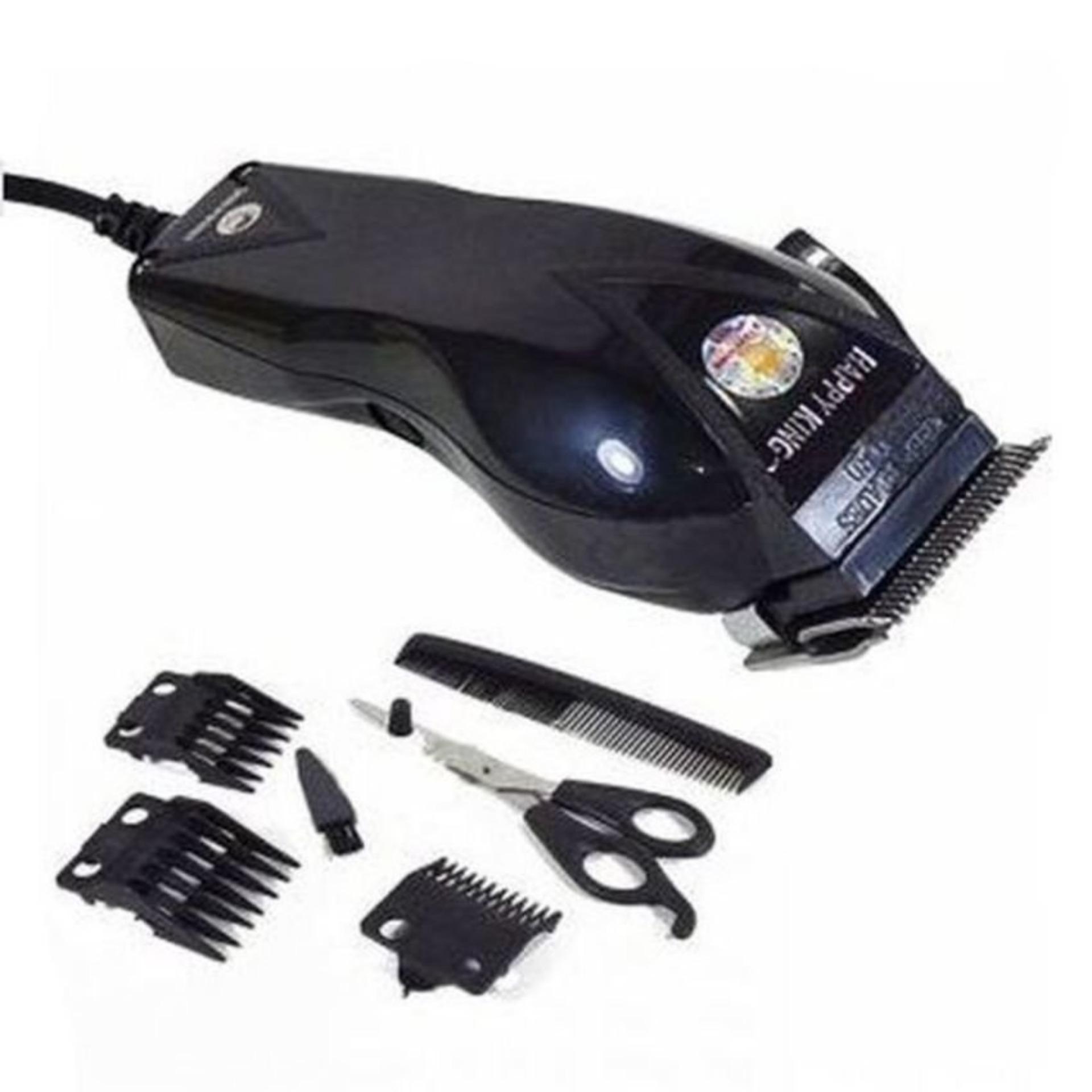 Happy King HK-900 Alat Cukur Rambut Hair Clipper Mesin Potong Professional Groomer 3 Mata Pisau Tajam Hemat Energi