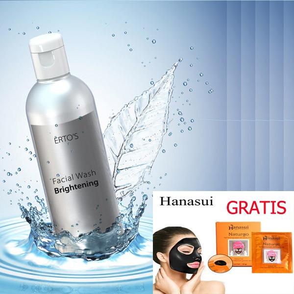 Ertos Facial Wash Brightening Treatment Sabun Cuci Muka - Skincare Original BPOM FREE Hanasui Naturgo