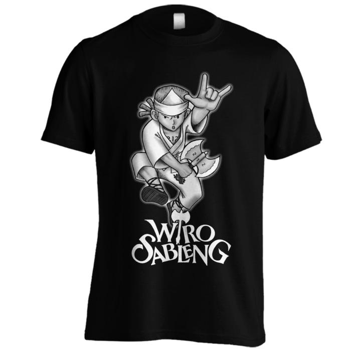 Kaos Wiro Sableng C02 - Hitam Baju Distro Film Jadul S-XXL
