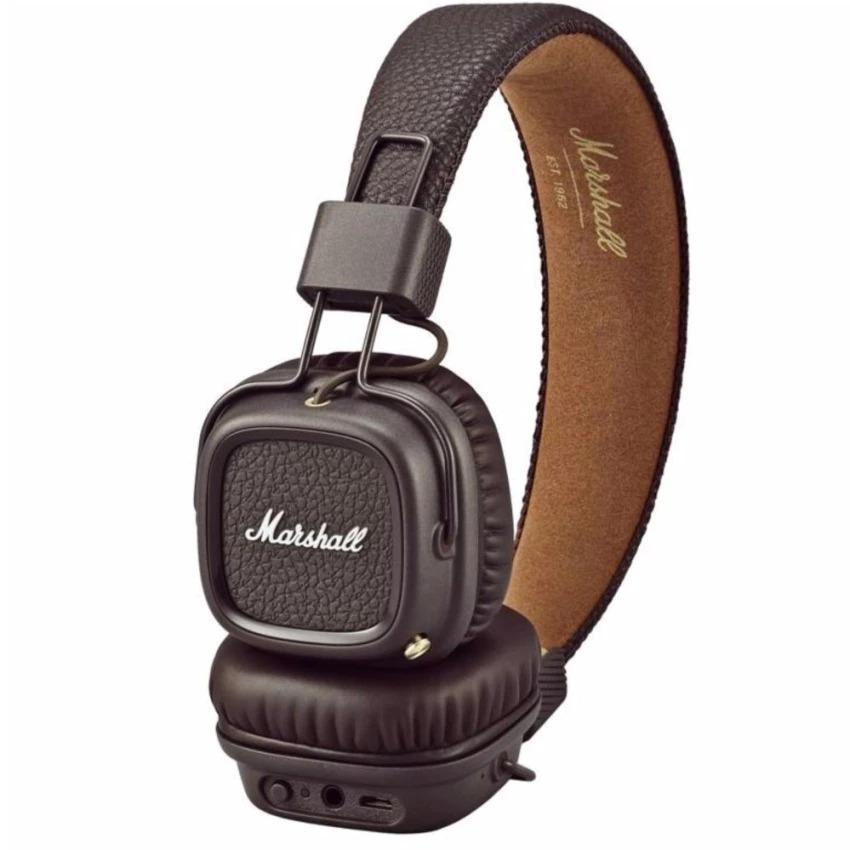 Marshall Major II Bluetooth Headphones Wireless Headset Foldable with Built-in Microphone and Remote Second generation 2