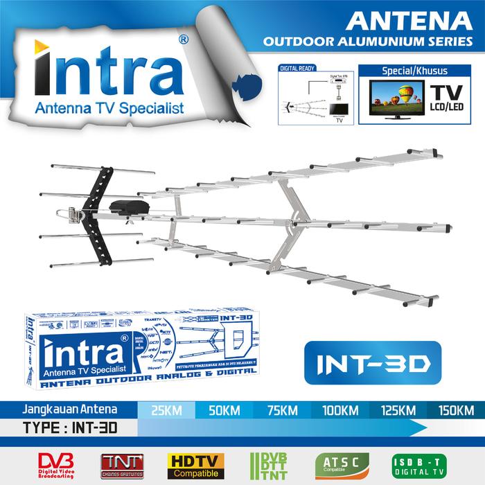 Antena TV Outdoor Analog & Digital Intra INT-3D
