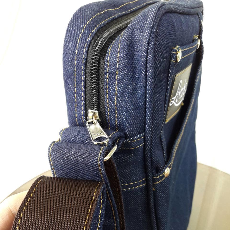 Tas Selempang Lomberg SANNOV Navy Sling Bag Tas Pria Tas Keren - 4 .