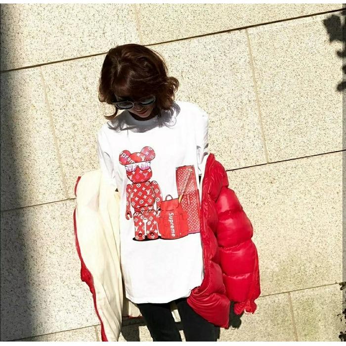 LYCAN - Baju Wanita Top Supreme Oversized - White