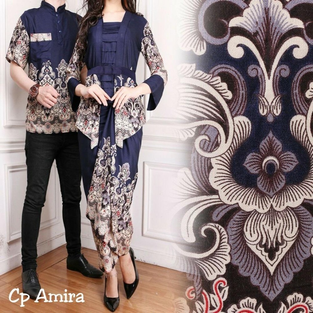 BajuReady 1059 BAJU COUPLE PASANGAN KELUARGA BATIK MODERN SARIMBIT KEMEJA HEM PRIA COWOK KOKO LENGAN PENDEK PAKAIAN MUSLIM WANITA CEWEK KEBAYA KURUBARU KUTU BARU PANJANG ROK LILIT BUSANA PESTA KONDANGAN LEBARAN JAMAN ZAMAN NOW KEKINIAN BAHAN KATUN