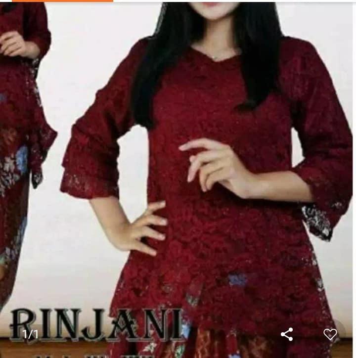 Harga Kebaya Modern Rinjani Baju Batik Wanita Kebaya 