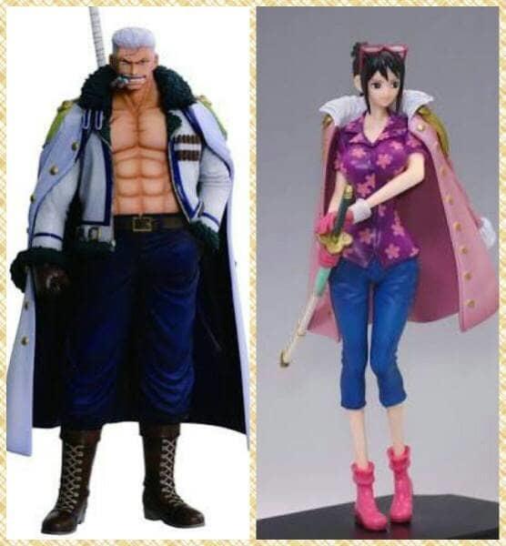 Ichiban Kuji Smoker (Prize A) & Tashigi (Prize C) Set Bib One Piece