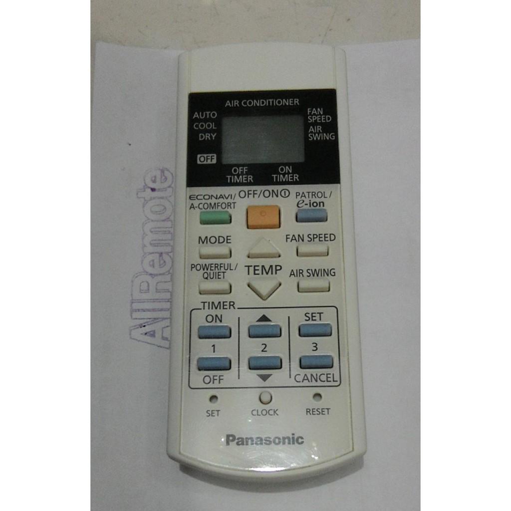Unik REMOTE AC PANASONIC ECONAVI A75C3758 ORIGINAL Murah