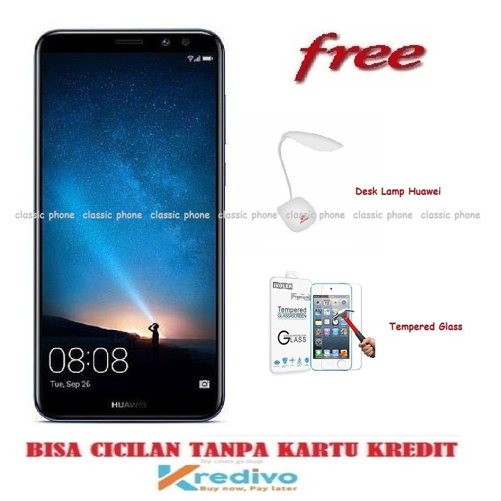 Huawei Nova 2i [4/64GB] Dual Back Camera & Dual Front Camera + Free Desk Lamp Huawei + Tempered Glass