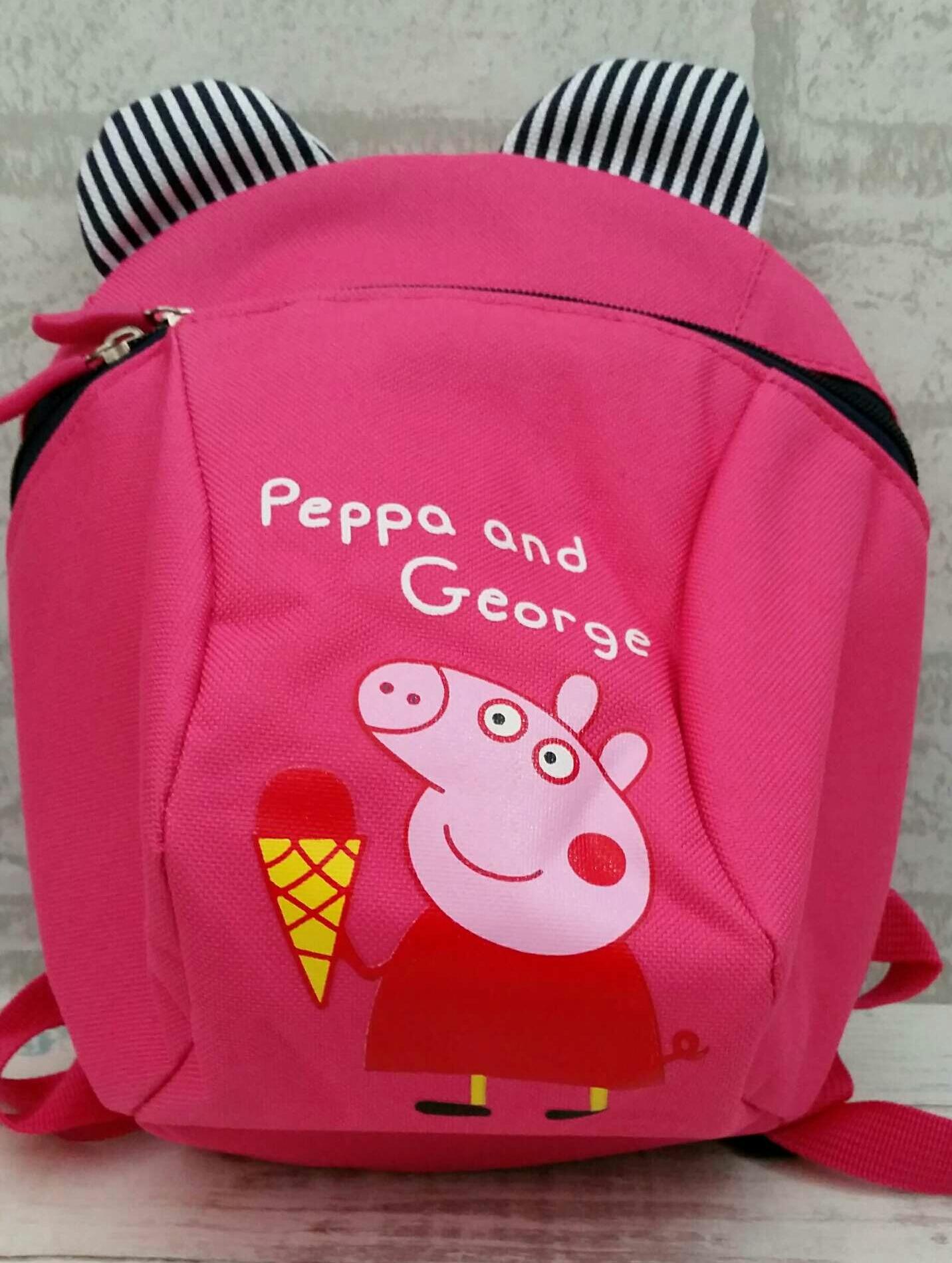 Kelebihan Peppa Pig Family Stuffed Toy Doll 30cm 11 8inch Peppa Kids Tas Ransel Backpack Anak TK Playgroup Peppa Pig Import