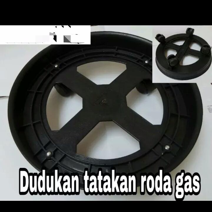 SELALU ADA - Roda Serbaguna Multifungsi Bisa Digunakan Untuk Tabung Gas Elpiji 12kg / Aqua Galon / Pot Bunga.
