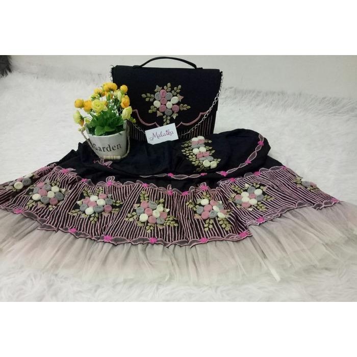 Mukena Bordir Khadeeja Series Mewah Elegan