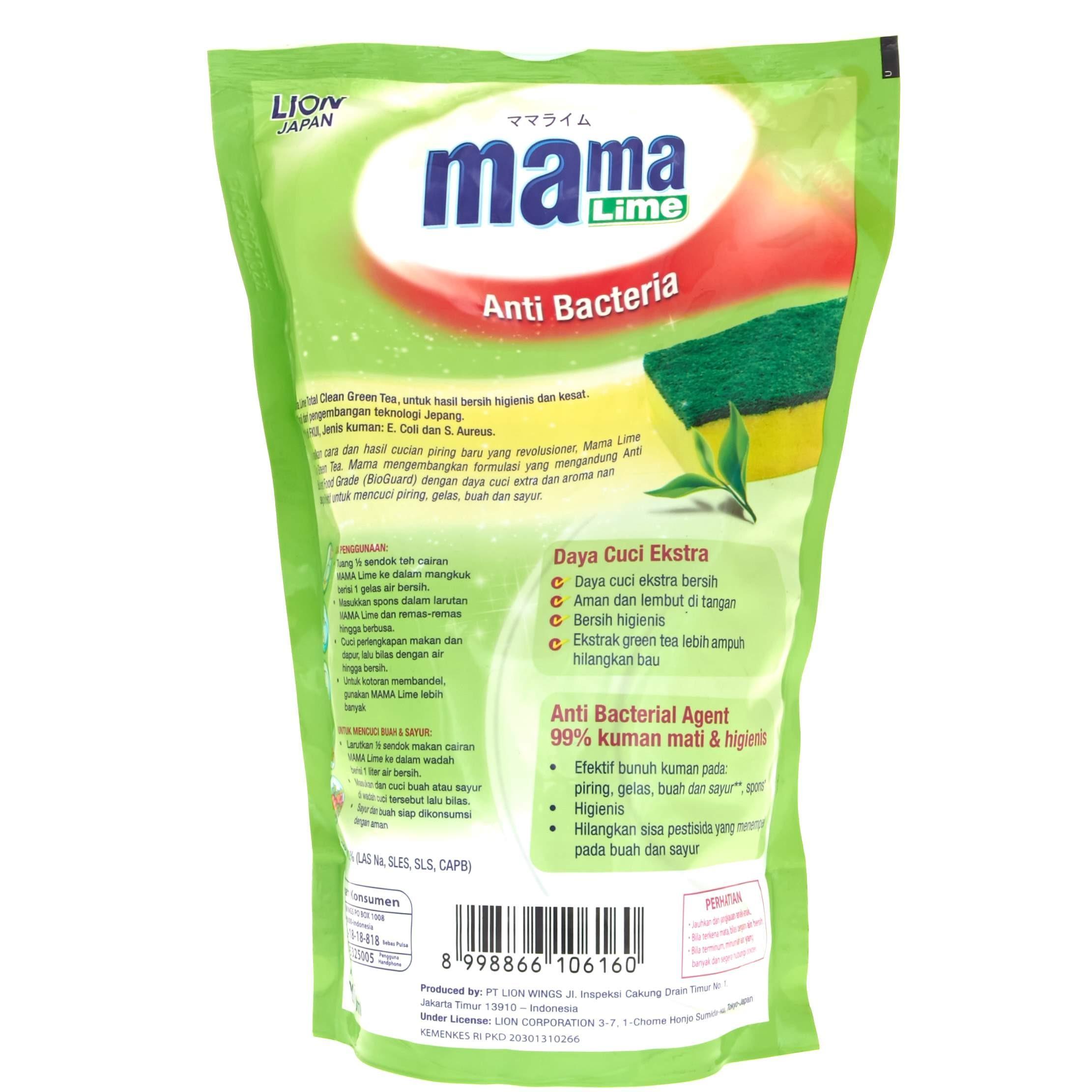 Kelebihan Mama Lime Green Tea Refill 800ml Terkini Daftar Harga Detail Gambar Mama Lime Green Tea Refill 800Ml Terbaru