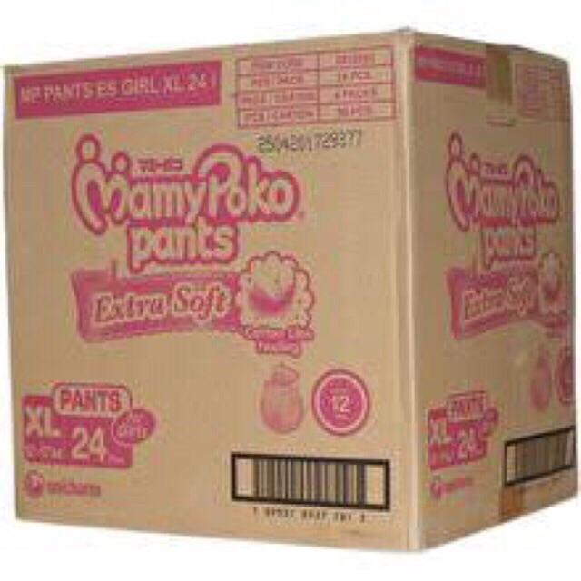 Mamypoko extra soft XL 24 Girl - Karton (isi 4pcs)