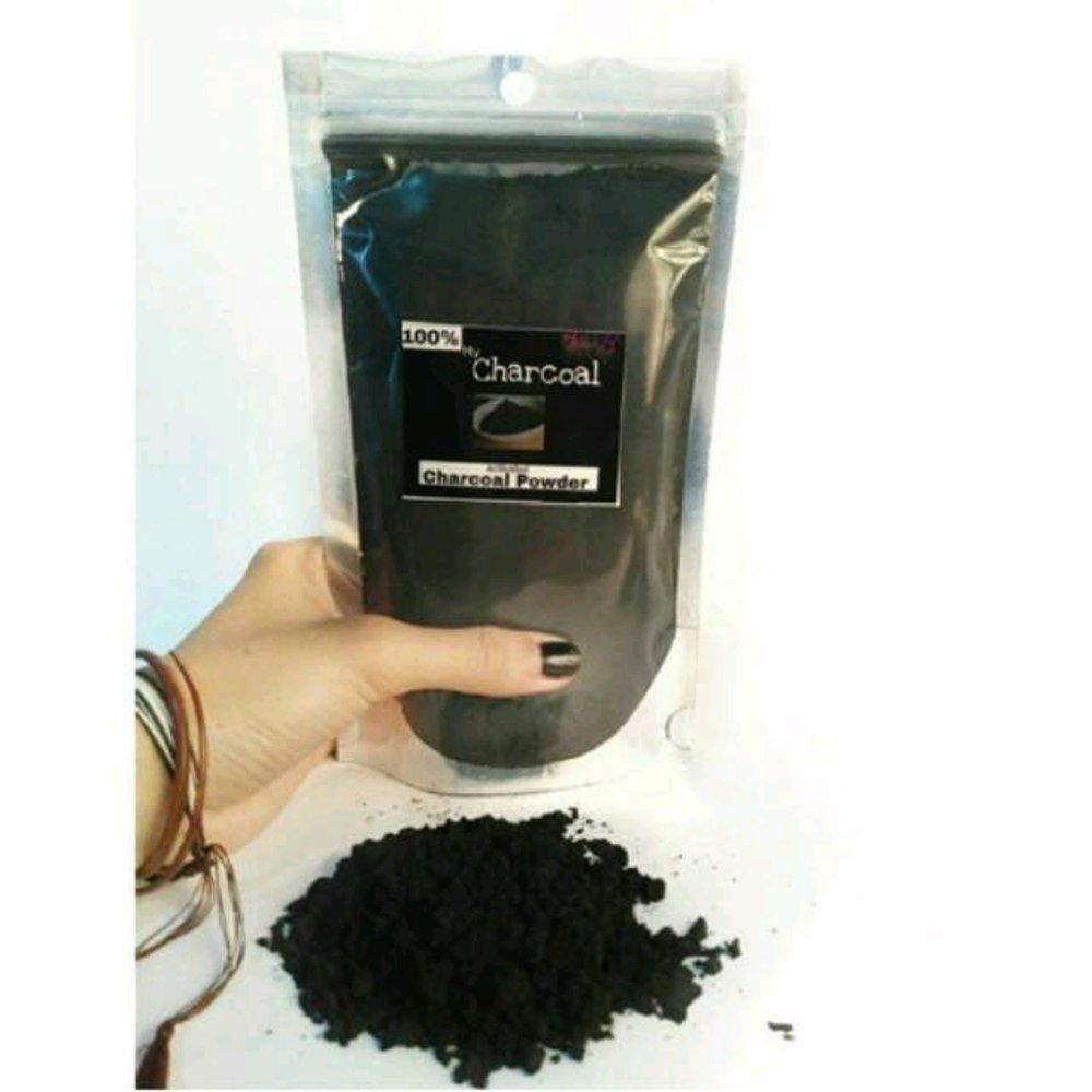 Charcoal Powder Baby Pouch -200gr Texture kasar charcoal powder baby pouch -200gr texture kasar