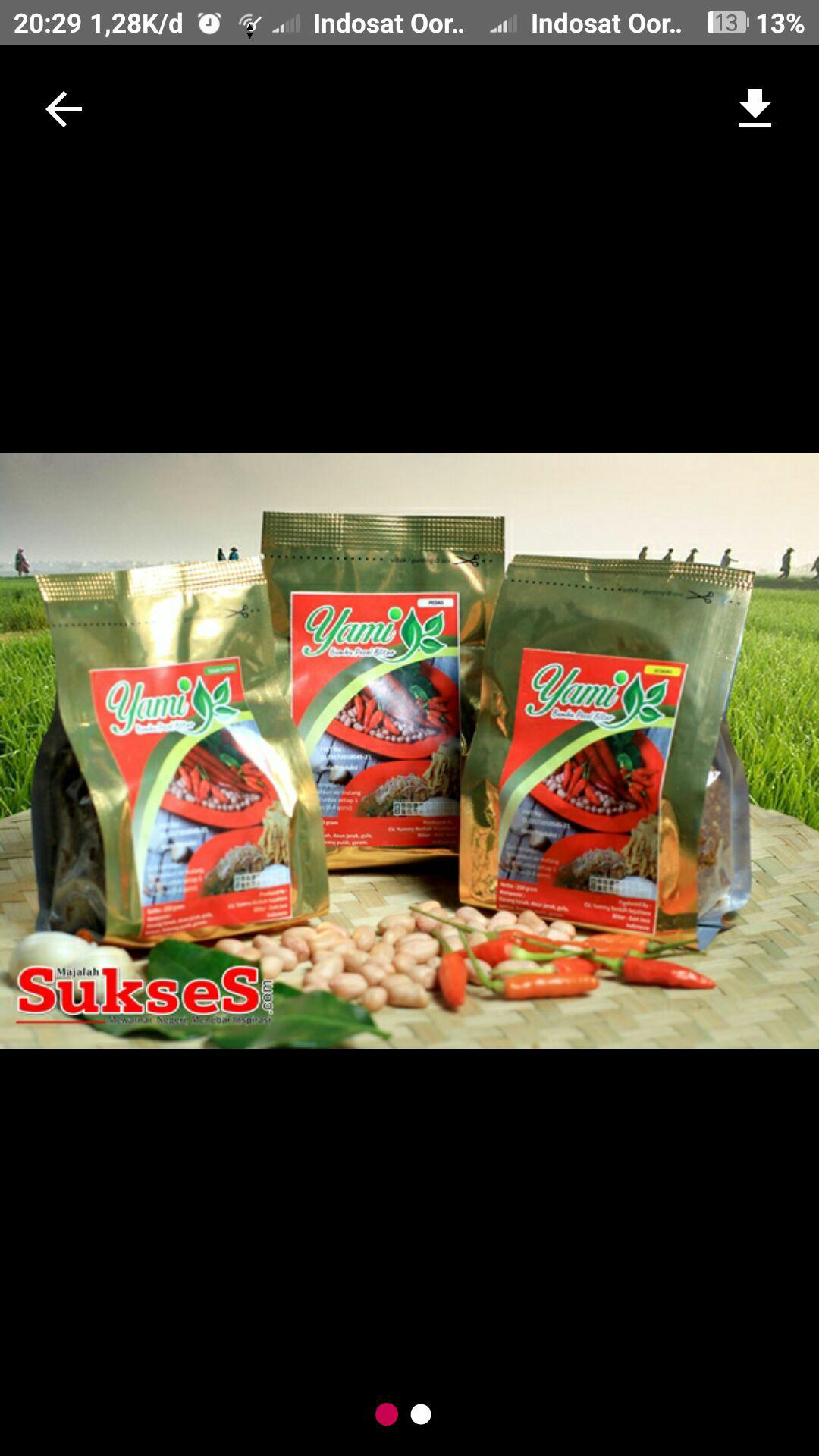Sambel pecel premium yami khas blitar kualitas ekspor