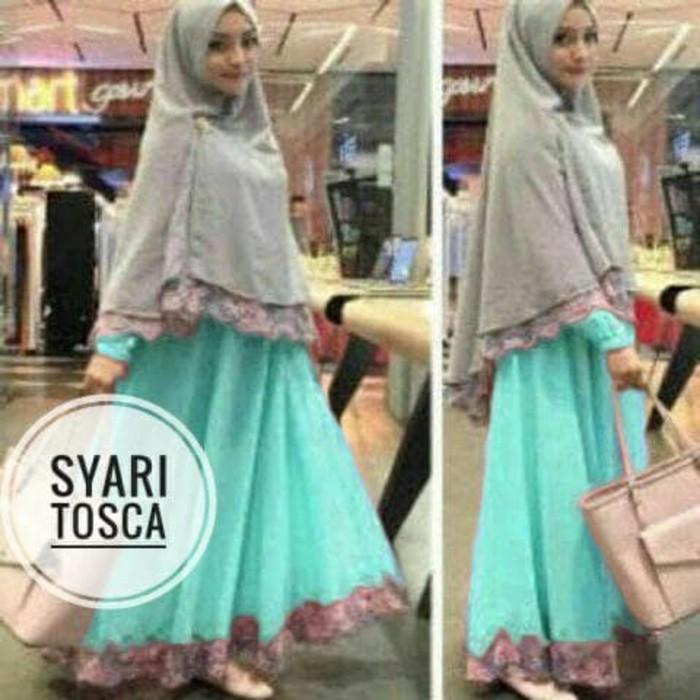 Cuci Gudang !!! Syafina Gamis Maxi Syari Baju Muslim Remaja Wanita Bagus Murah Fira Tk